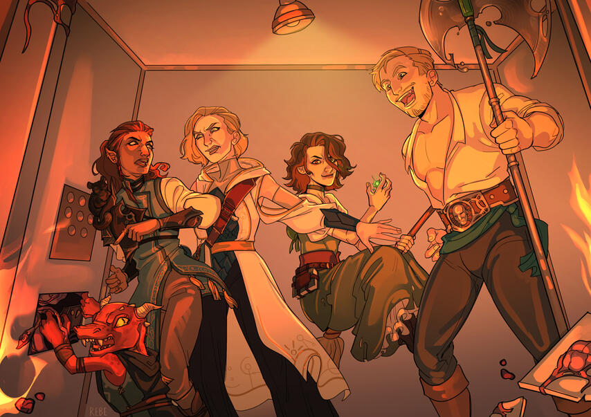 Adventuring Party - Commission