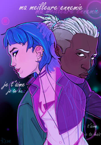 Ekko &amp; Jinx - Print